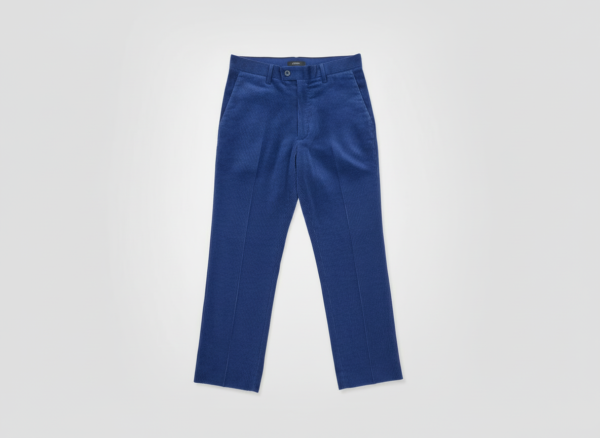 Pantaloni in Velluto a Coste Blu - Raffinatezza Maschile