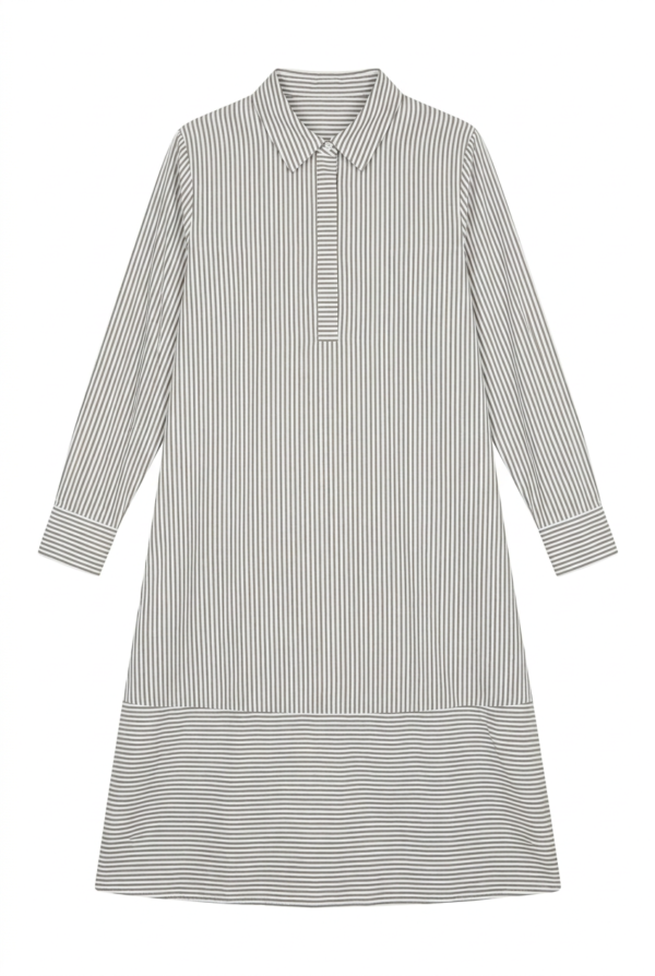 H2O S02065 White with gray stripes