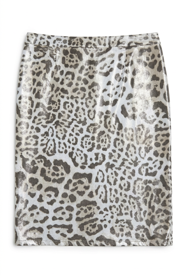 ELISA FANTI G6470 MACULATO Silver Leopard Print
