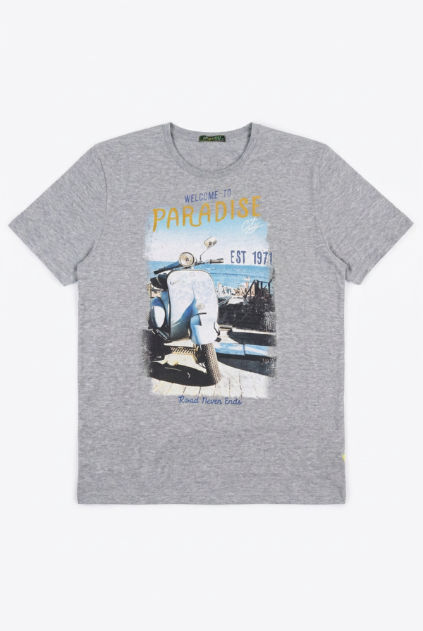 SHOCKLY TS-PARADISE GREY-MELANGE