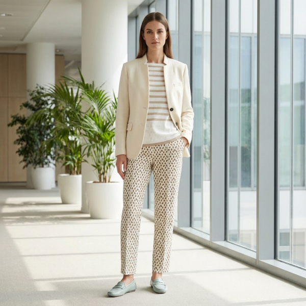PH4863H White with brown pattern